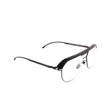Mykita ML02 Korrektionsbrillen 305 mh6 pitch black/black - Dreiviertelansicht