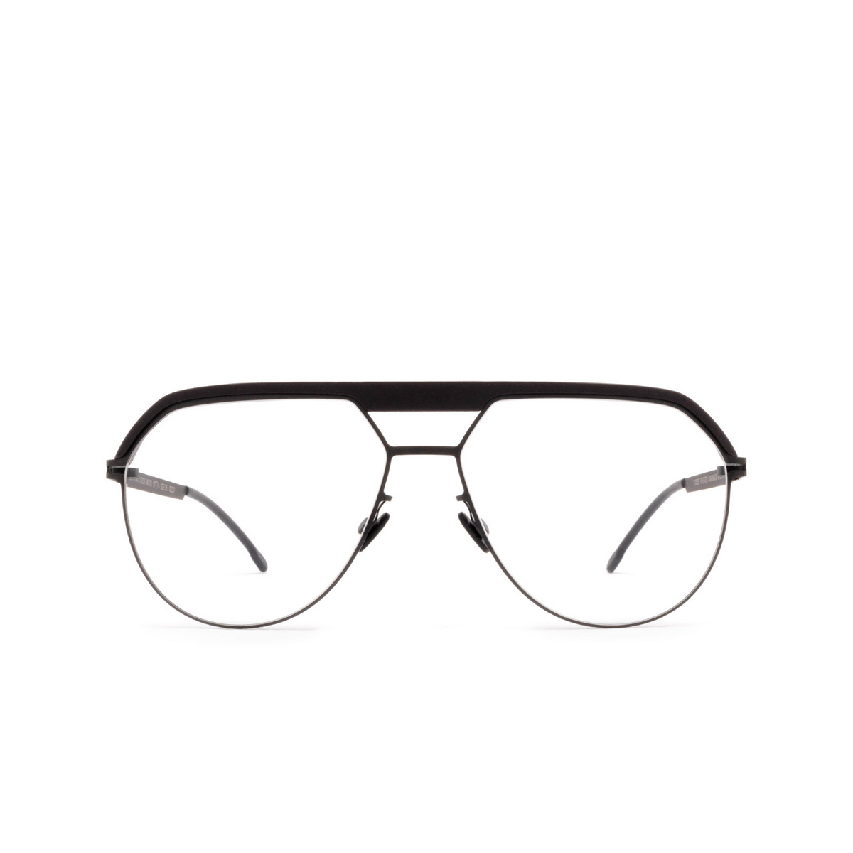 Mykita ML02 Eyeglasses 305 MH6 Pitch Black/Black - front view