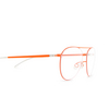 Mykita NIKEN Eyeglasses 606 daylily orange - product thumbnail 3/4