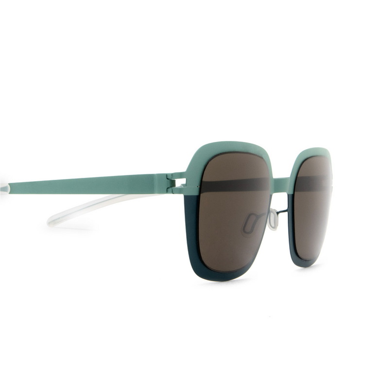 Mykita PALOMA Sunglasses 605 green/lagoon green - 3/4