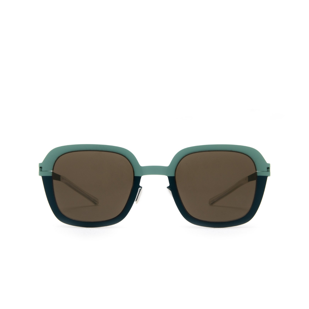Mykita PALOMA Sunglasses 605 Green/Lagoon Green - front view