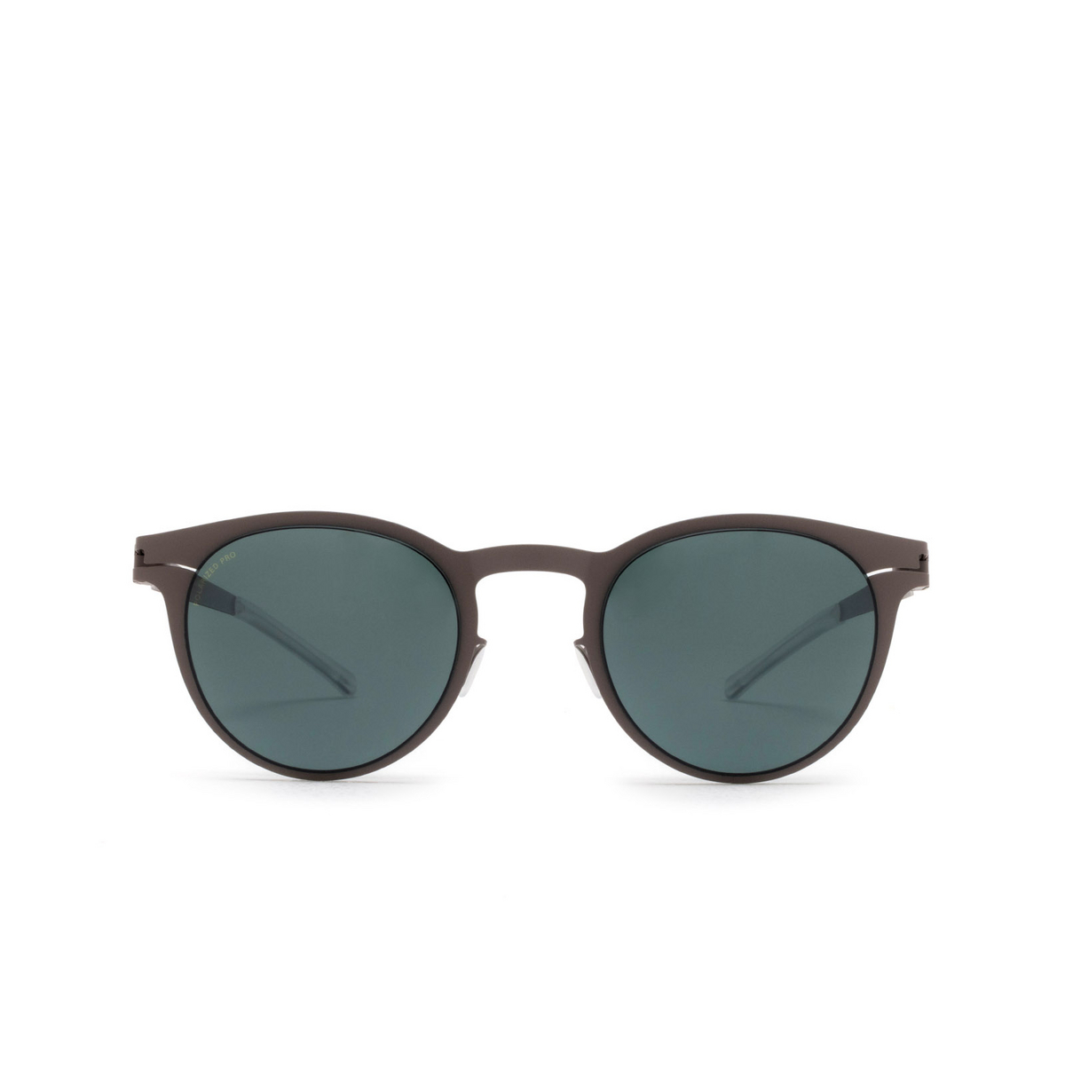 Mykita® Square Sunglasses: Riley color 223 Mole Grey - front view