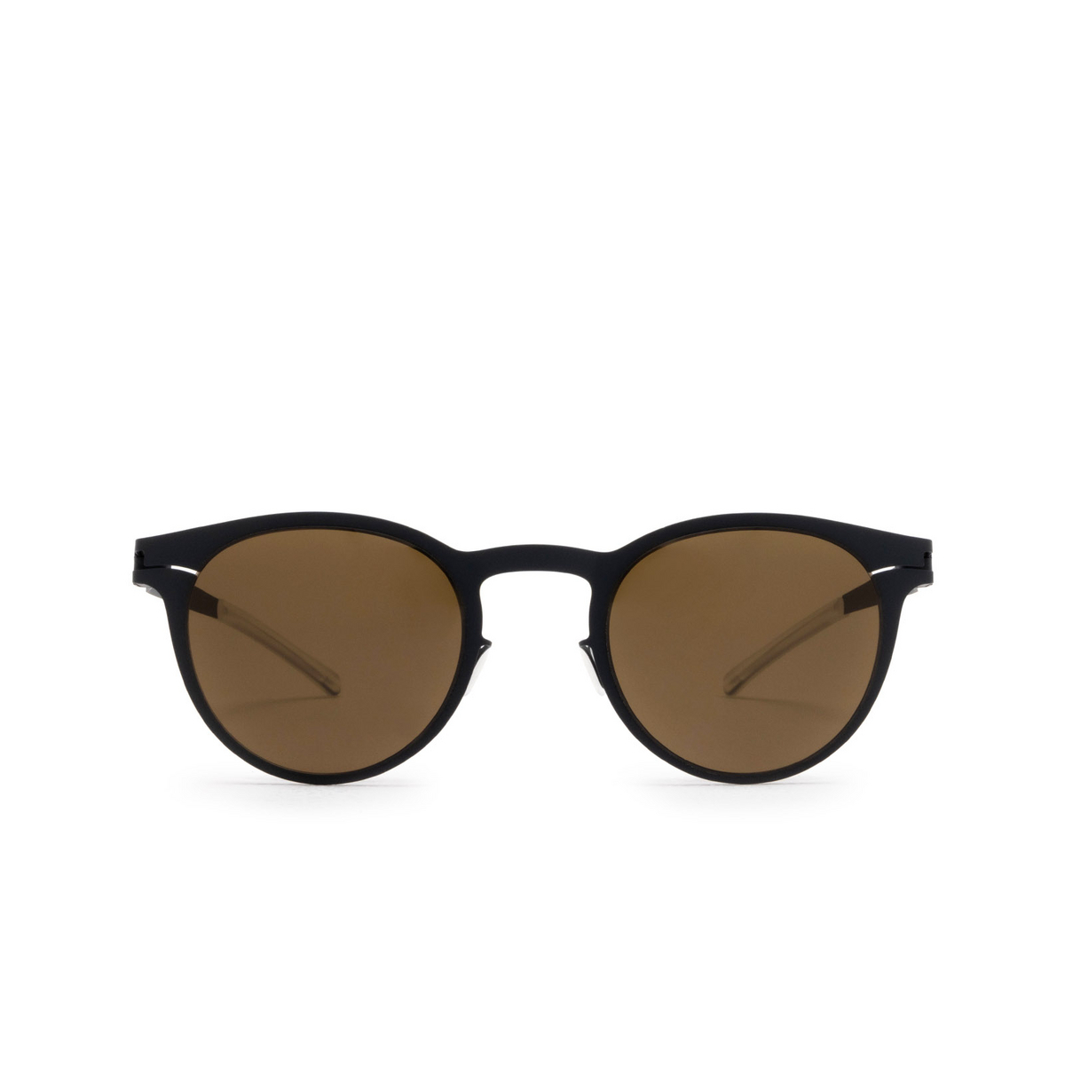 Mykita® Square Sunglasses: Riley color 255 Indigo - front view