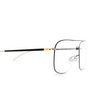 Mykita STEEN Eyeglasses 167 gold/jet black - product thumbnail 3/4