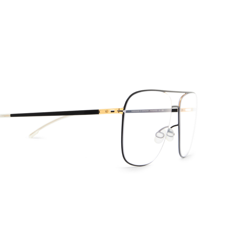 Mykita STEEN Eyeglasses 167 gold/jet black - 3/4