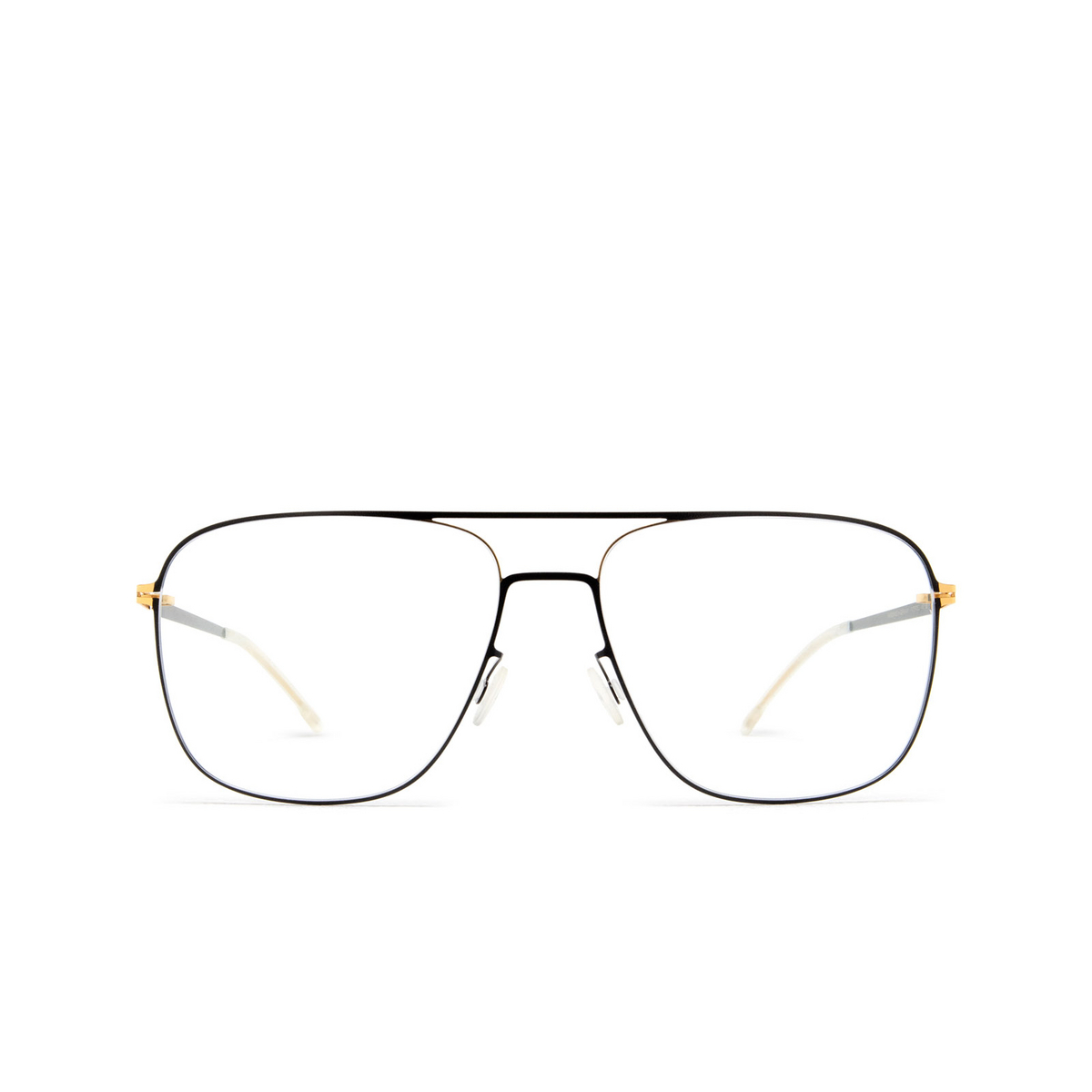 Mykita STEEN Eyeglasses 167 Gold/Jet Black - front view
