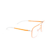 Mykita STEEN Korrektionsbrillen 330 silver/neon orange - Produkt-Miniaturansicht 2/4