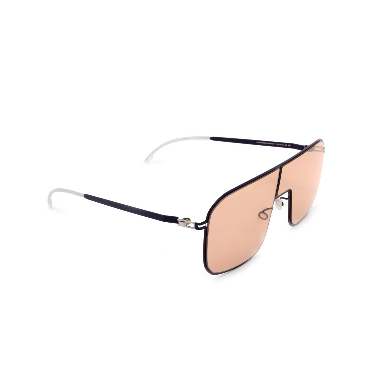 Mykita® Aviator Sunglasses: STUDIO12.2 color 473 Mulberry - three-quarters view