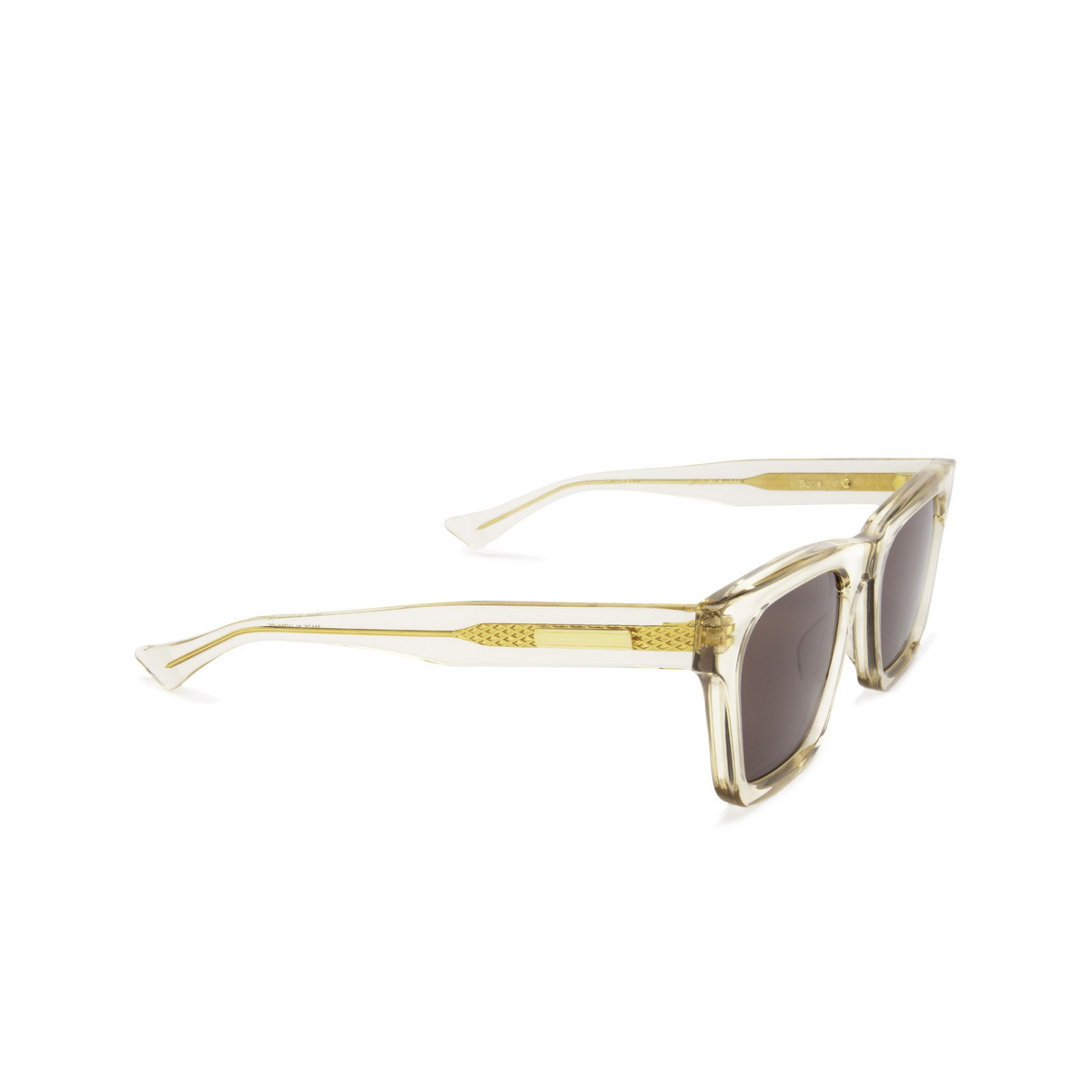 Native Sons® Square Sunglasses: Boris Sun color Honey Mauve - three-quarters view.