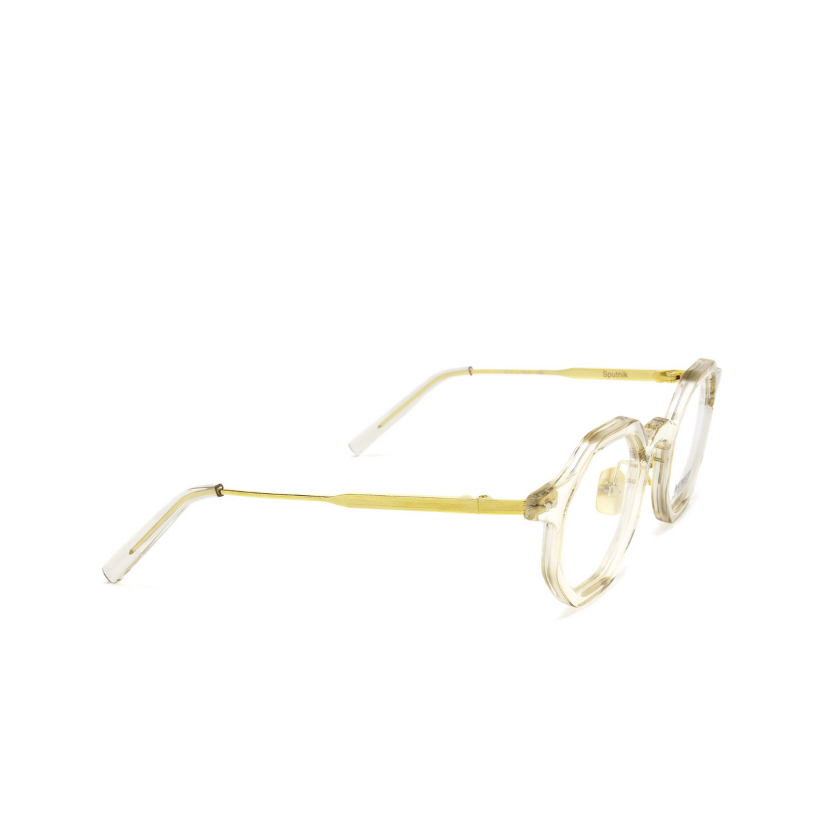 Native Sons® Irregular Eyeglasses: Sputnik color Honey Mauve - three-quarters view.