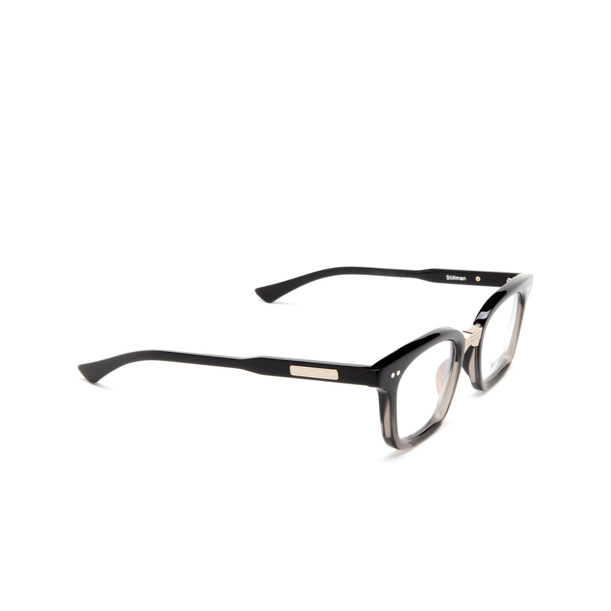 Native Sons® Square Eyeglasses: Stillman color Black Fade - three-quarters view