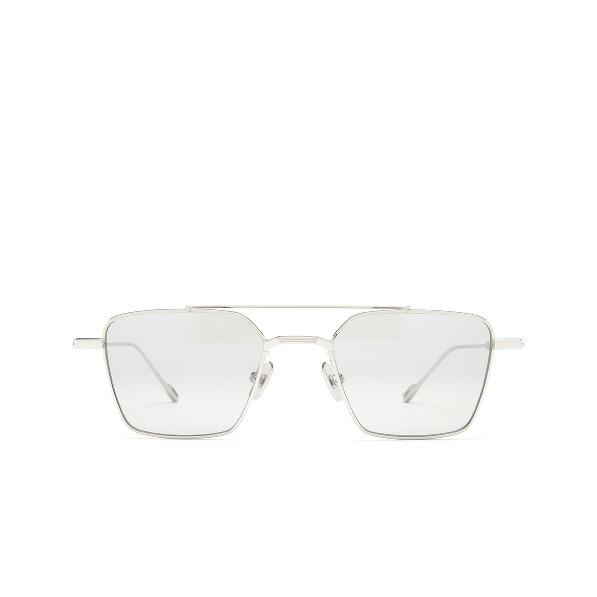 Native Sons® Irregular Sunglasses: Yeager Exp color Silver - front view.