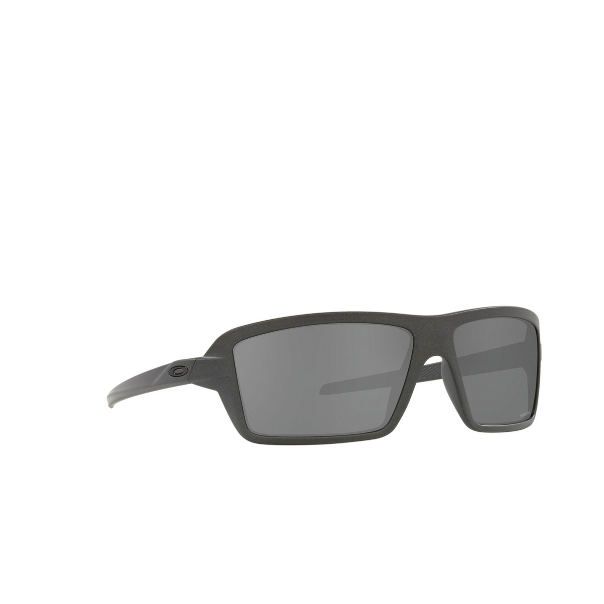 Oakley CABLES Sunglasses 912903 Steel - three-quarters view