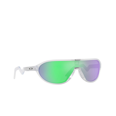 Lunettes de soleil Oakley CMDN 946703 matte clear - Vue trois quarts