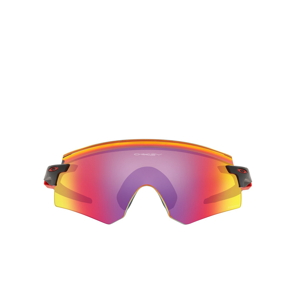 Oakley® Rectangle Sunglasses: Encoder OO9471 color Matte Black 947101 - front view.