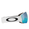 Occhiali da sole Oakley FLIGHT DECK L 705091 matte white - anteprima prodotto 3/4