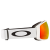 Occhiali da sole Oakley FLIGHT TRACKER L 710411 matte white - anteprima prodotto 3/4