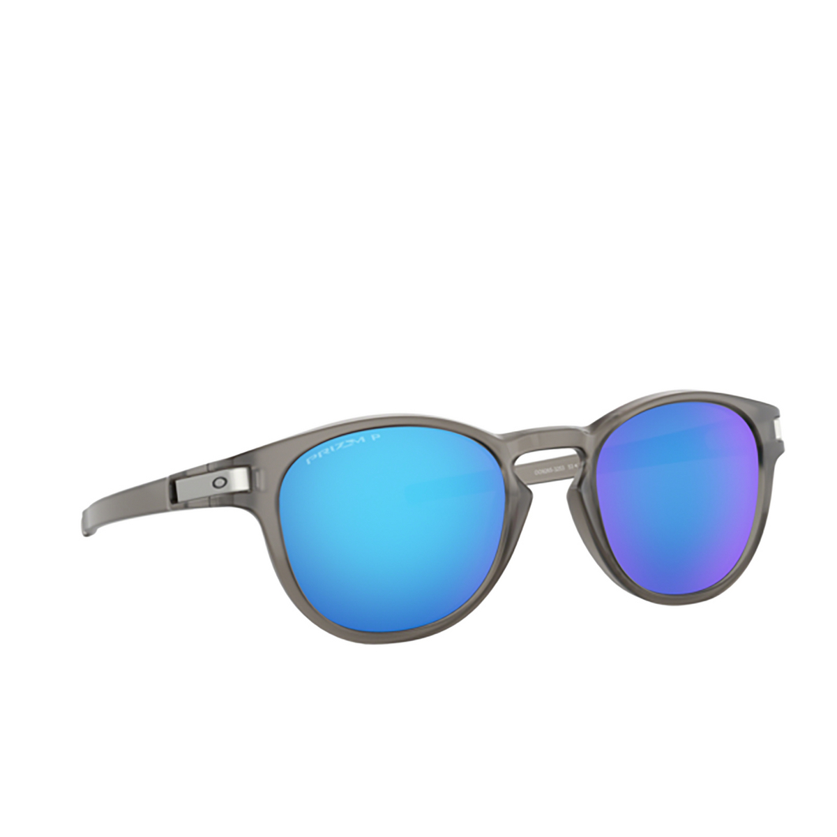 Oakley LATCH Sunglasses 926532 Matte Grey Ink - three-quarters view