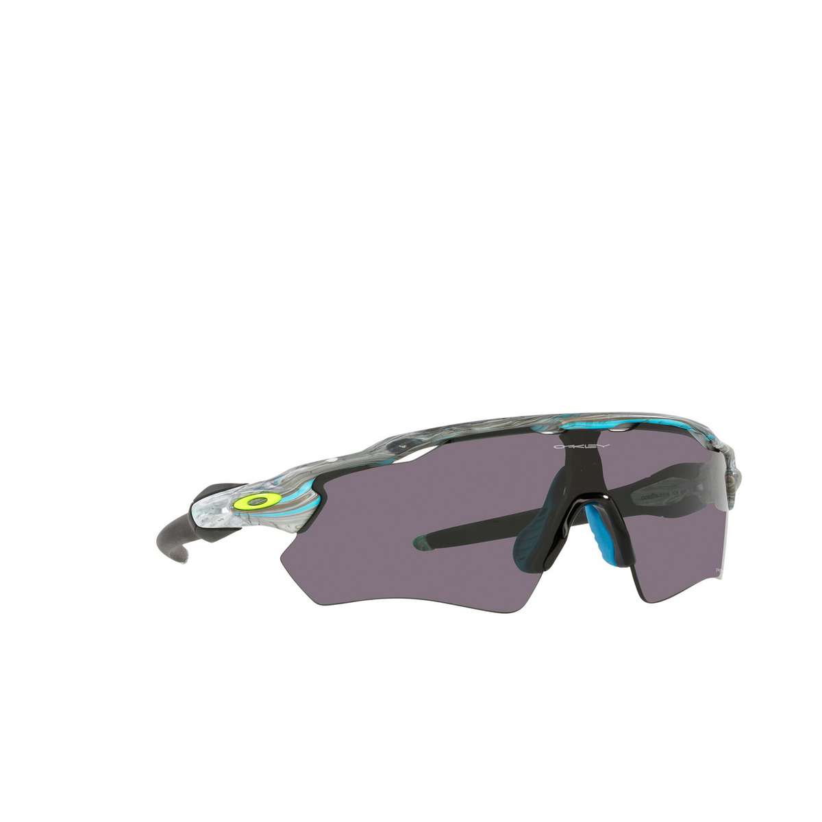Oakley RADAR EV PATH Sunglasses 9208D5 Sanctuary Swirl - three-quarters view