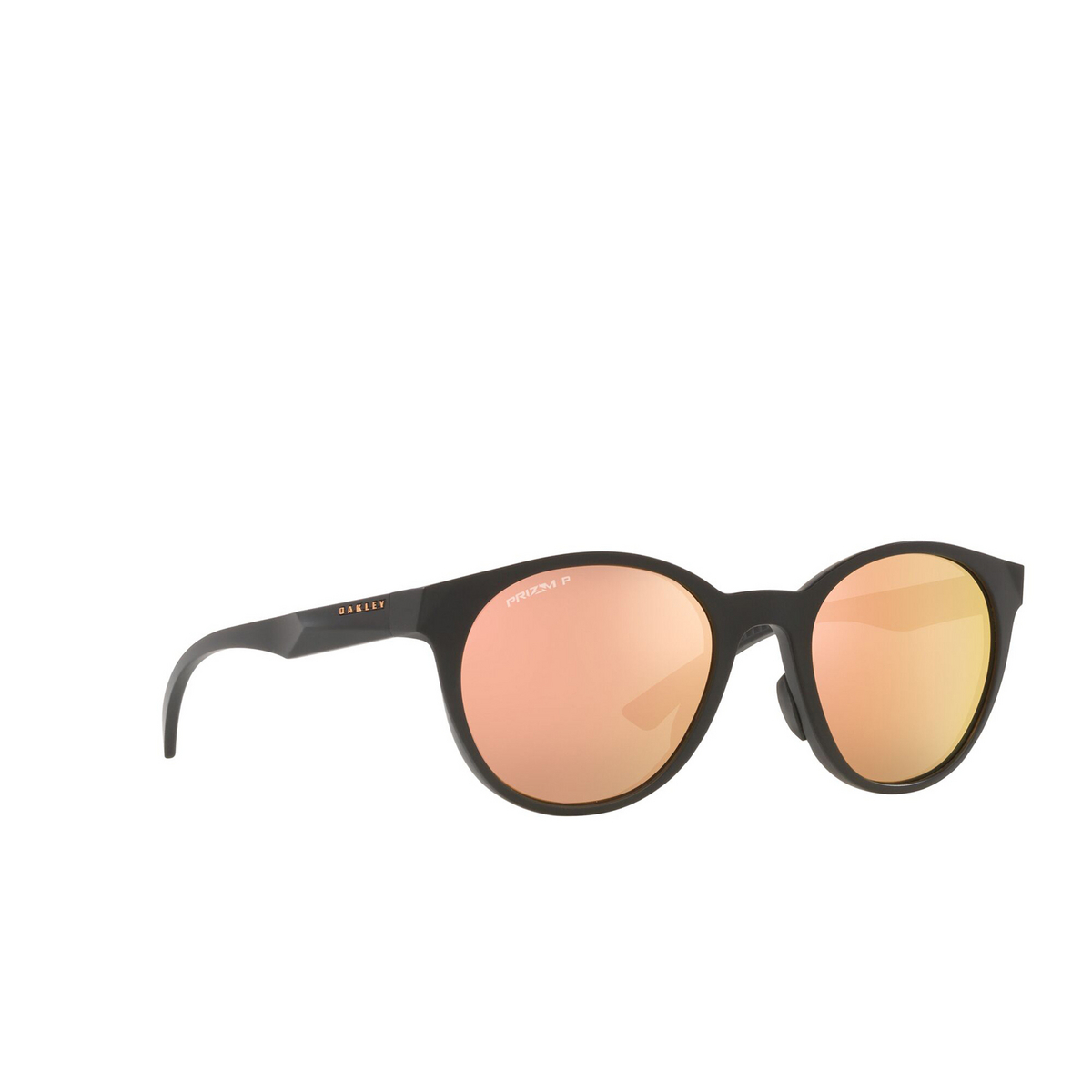 Oakley SPINDRIFT Sunglasses 947408 Matte Black - three-quarters view