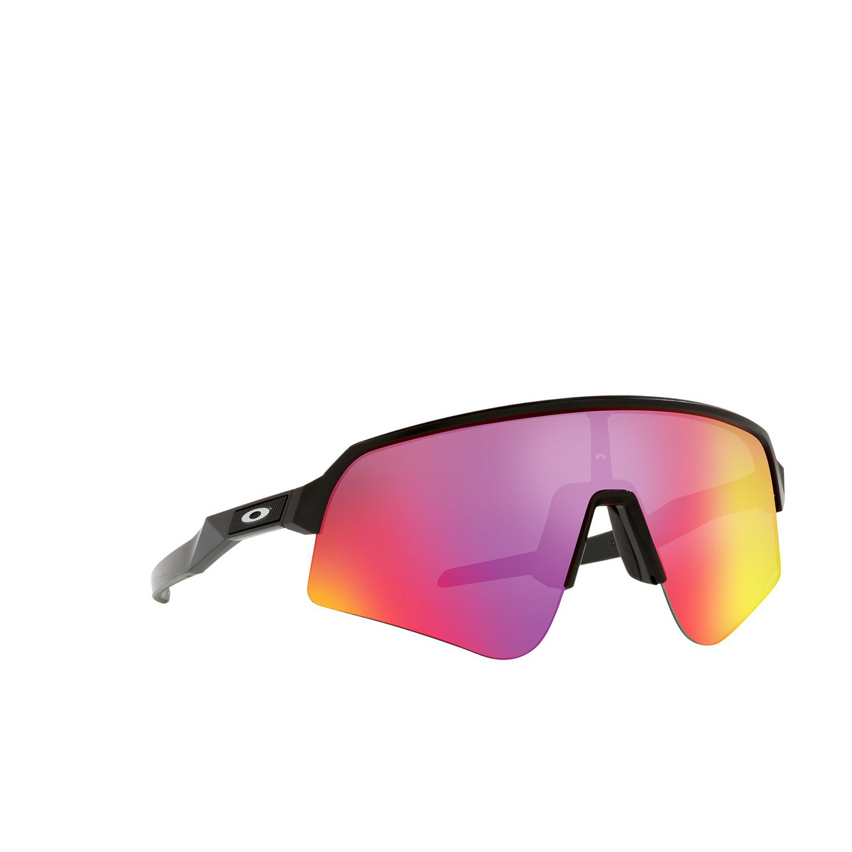 Oakley® Sport Sunglasses: OO9465 Sutro Lite Sweep color 946501 Matte Black - three-quarters view