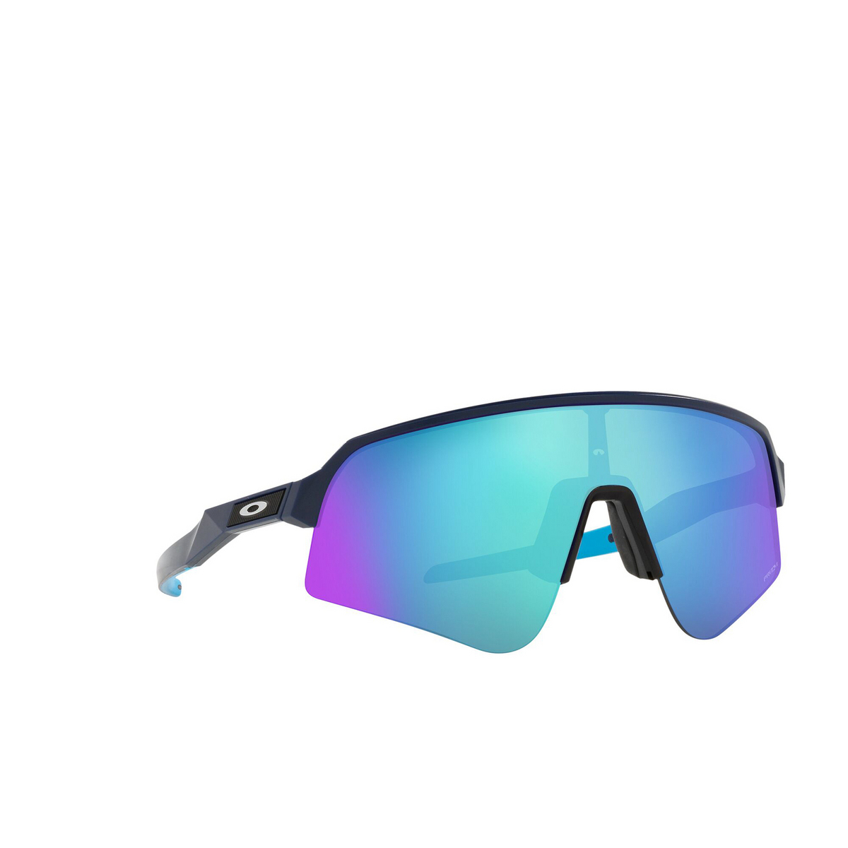 Oakley® Sport Sunglasses: OO9465 Sutro Lite Sweep color 946505 Matte Navy - three-quarters view