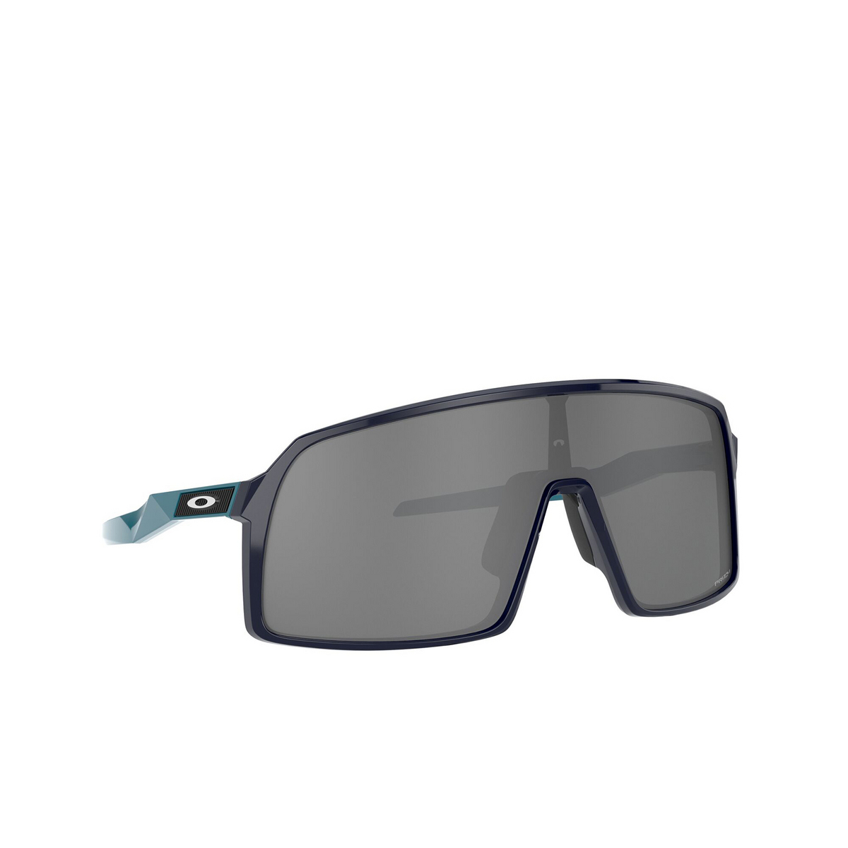 Oakley® Rectangle Sunglasses: OO9406 Sutro color 940633 Navy - three-quarters view