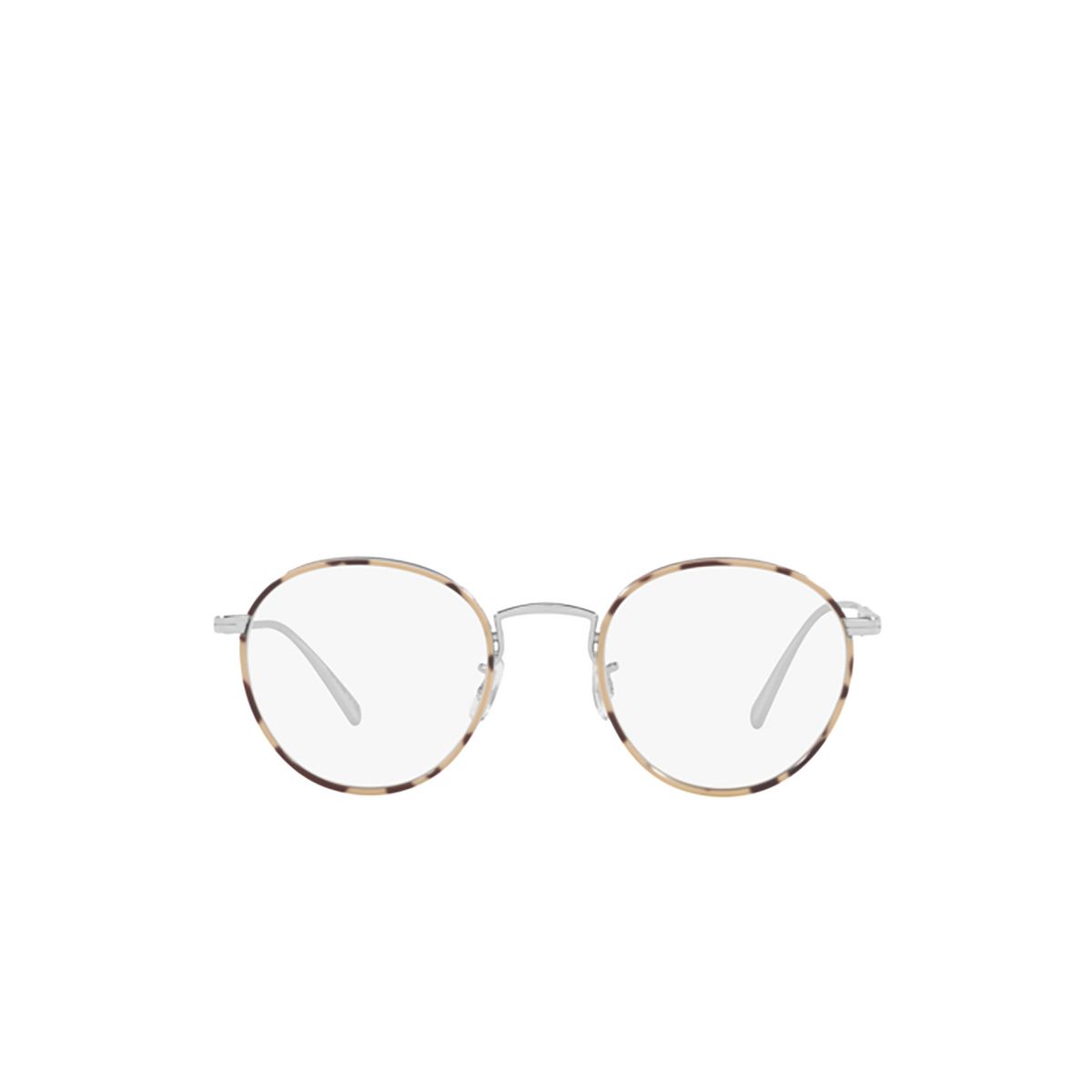 Oliver Peoples ARTEMIO R Eyeglasses 5036 Silver / Taupe Tortoise - front view