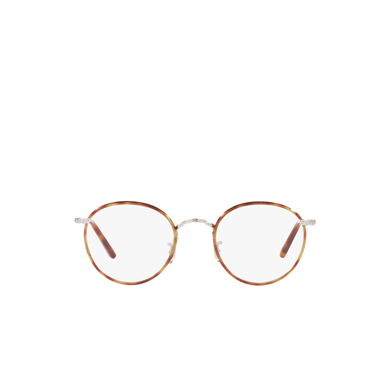 Oliver Peoples CARLING Eyeglasses 5063 brushed silver / amber tortoise - 1/4