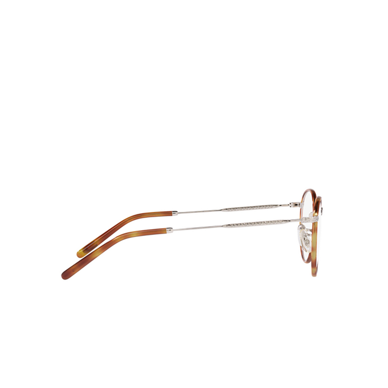 Oliver Peoples CARLING Eyeglasses 5063 brushed silver / amber tortoise - 3/4