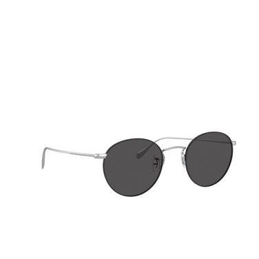 Oliver Peoples COLERIDGE Sunglasses 5306R5 silver / black - three-quarters view