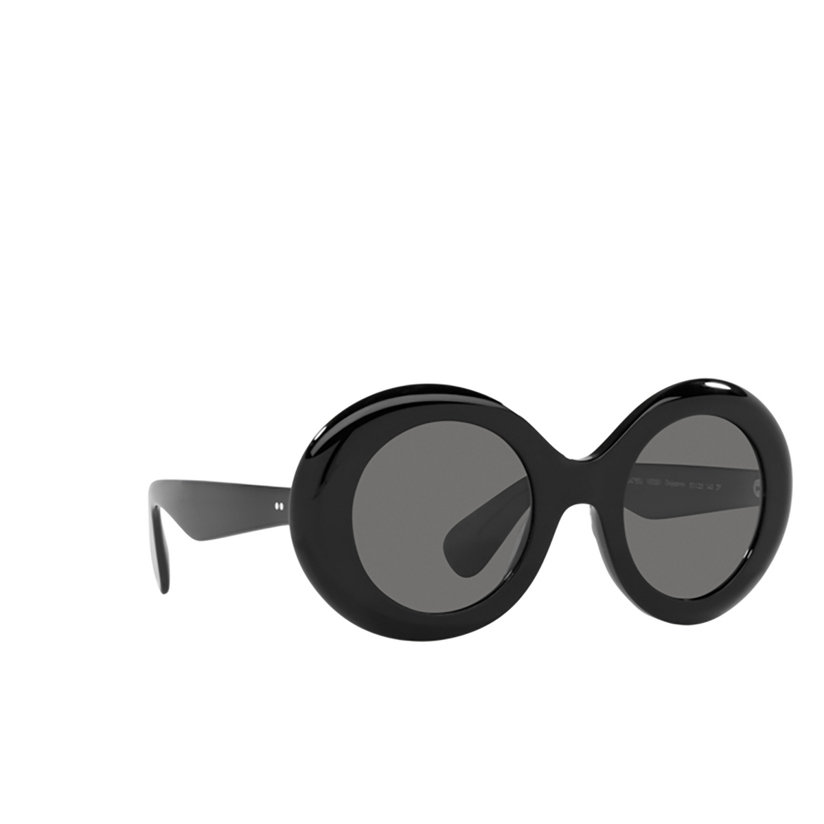 Oliver Peoples DEJEANNE Sunglasses 100581 Black - three-quarters view
