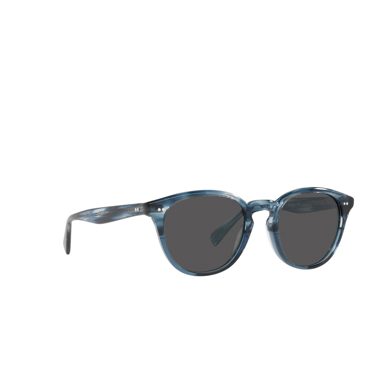 Oliver Peoples DESMON Sunglasses 1730R5 Dark Blue Vsb - three-quarters view