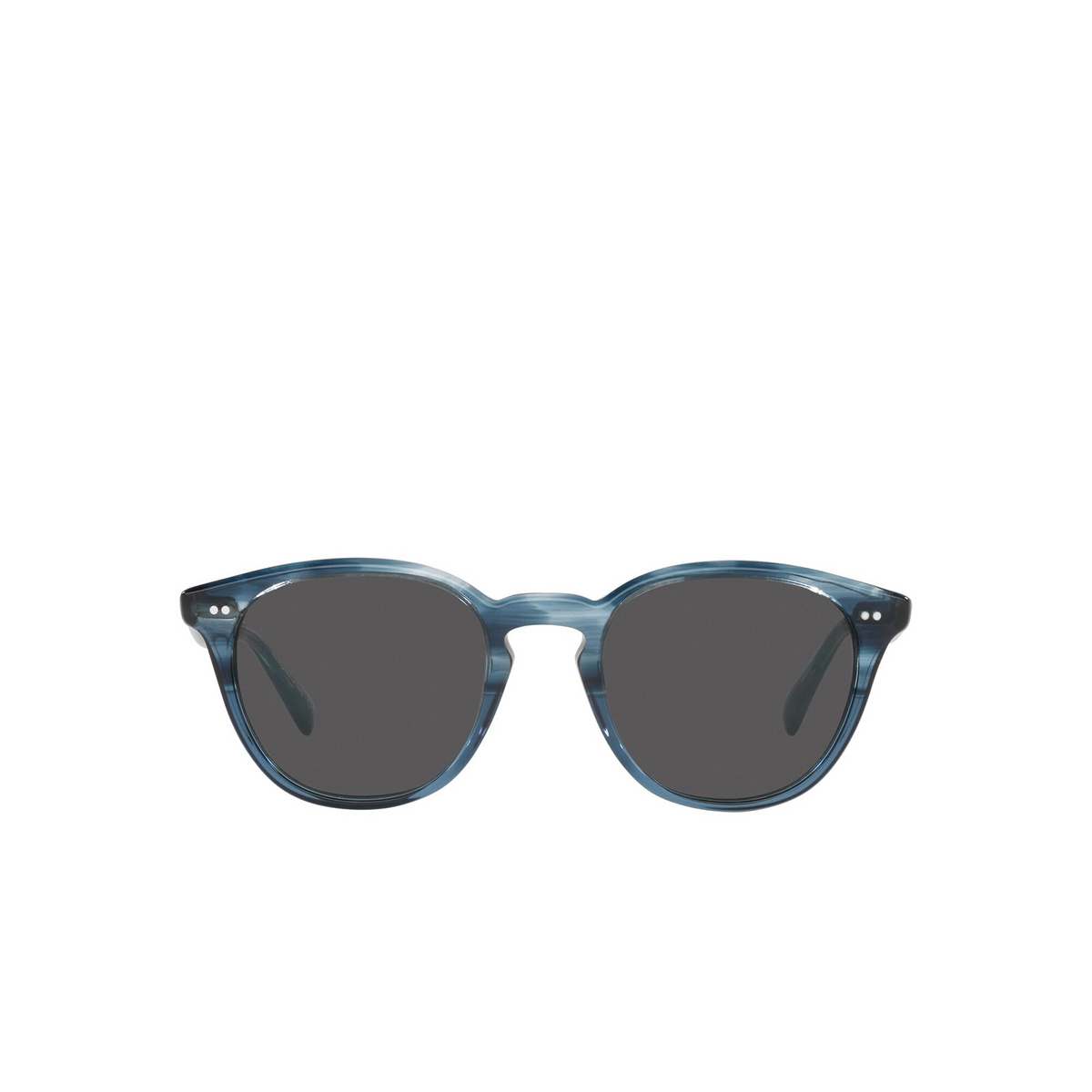 Oliver Peoples® Square Sunglasses: Desmon Sun OV5454SU color Dark Blue Vsb 1730R5 - front view.