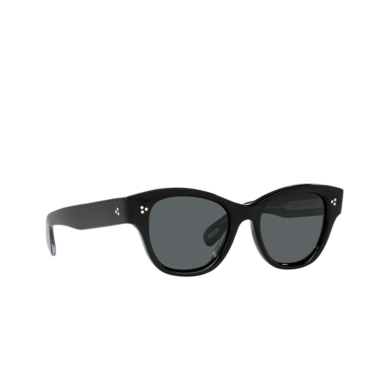 Oliver Peoples EADIE Sunglasses 1492P2 Black - three-quarters view