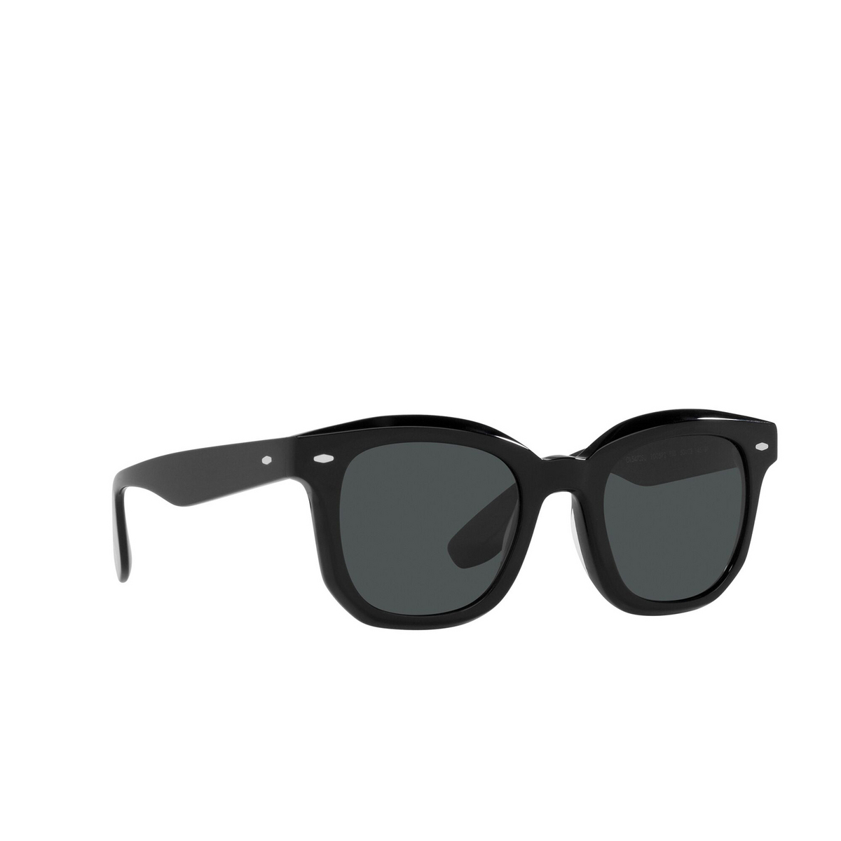Oliver Peoples® Square Sunglasses: Filu' OV5472SU color Black 1005P2 - three-quarters view.
