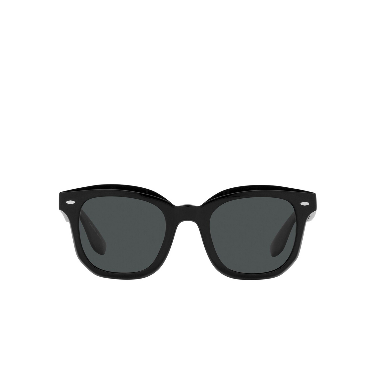 Oliver Peoples® Square Sunglasses: Filu' OV5472SU color Black 1005P2 - front view.