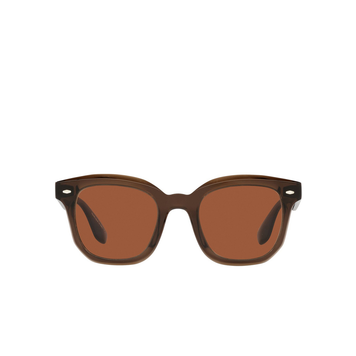 Oliver Peoples® Square Sunglasses: Filu' OV5472SU color Espresso 162553 - front view.
