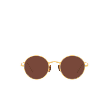 Oliver Peoples G. PONTI-3 Sunglasses 5414C5 brushed brass - front view