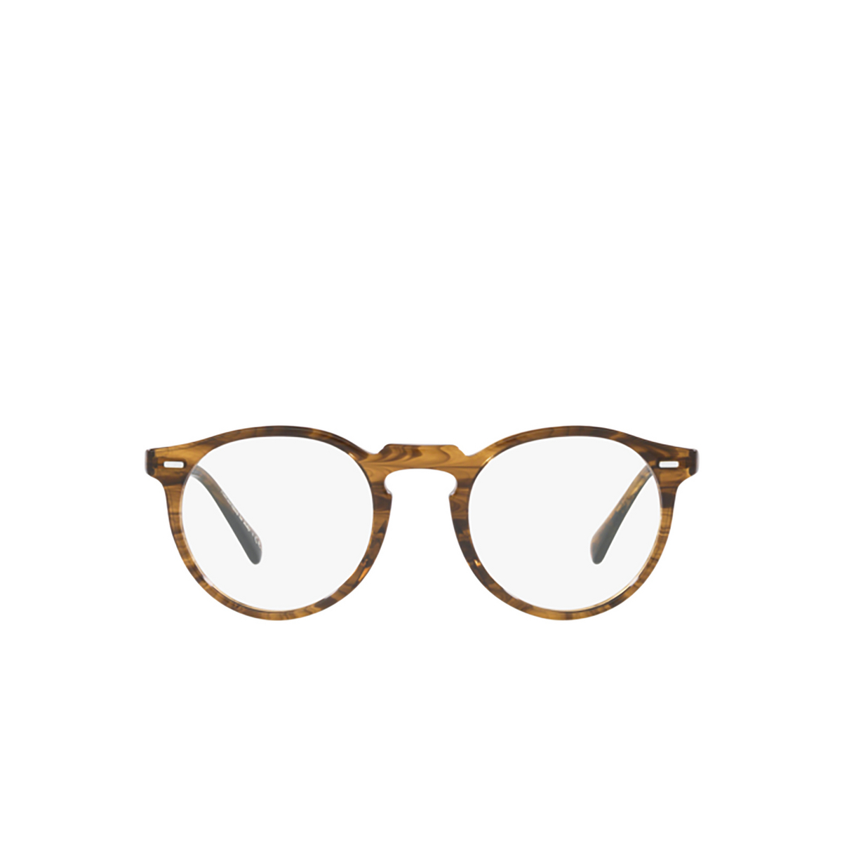 Oliver Peoples GREGORY PECK Eyeglasses 1689 Sepia smoke - front view