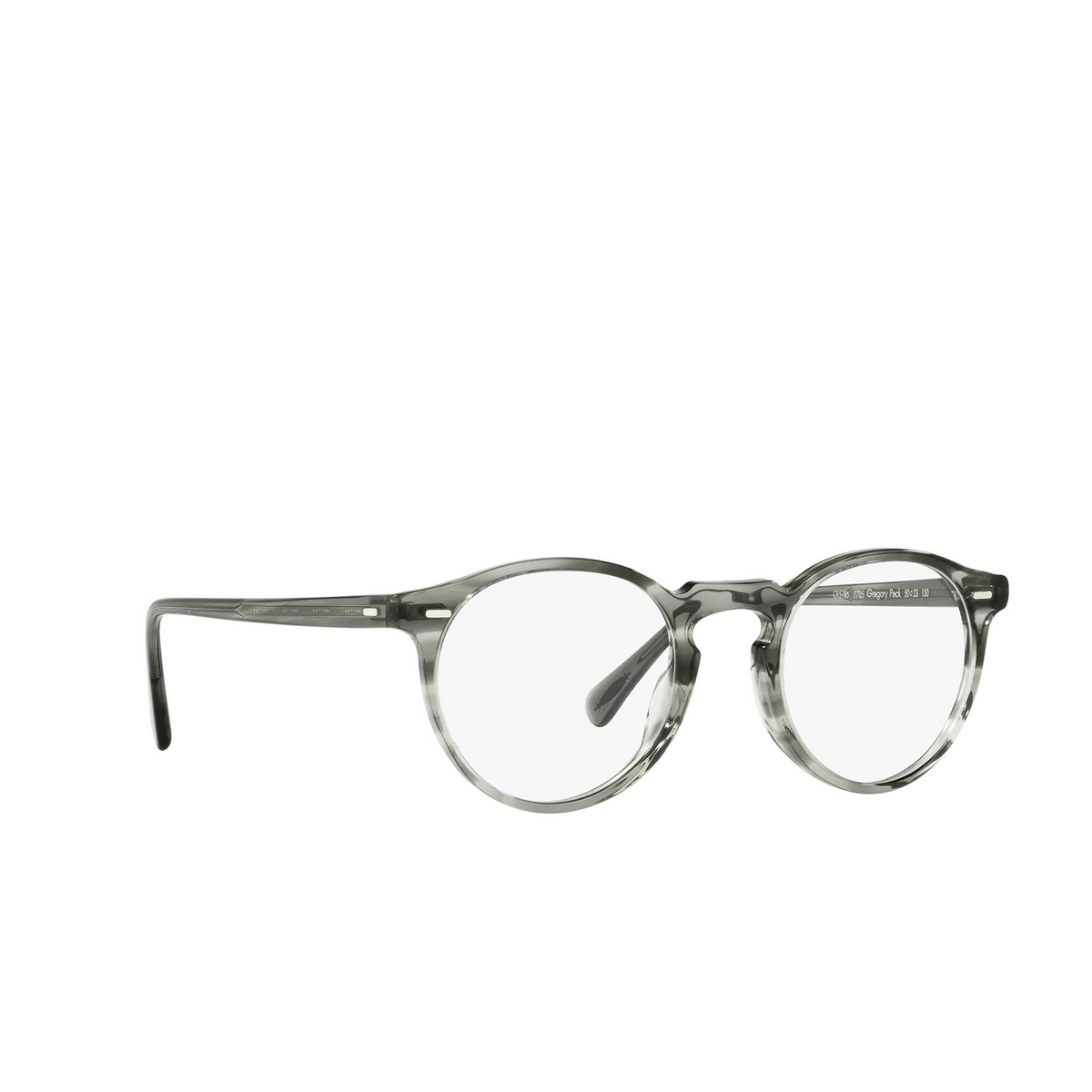 Oliver Peoples GREGORY PECK Eyeglasses 1705 Washed Jade - three-quarters view