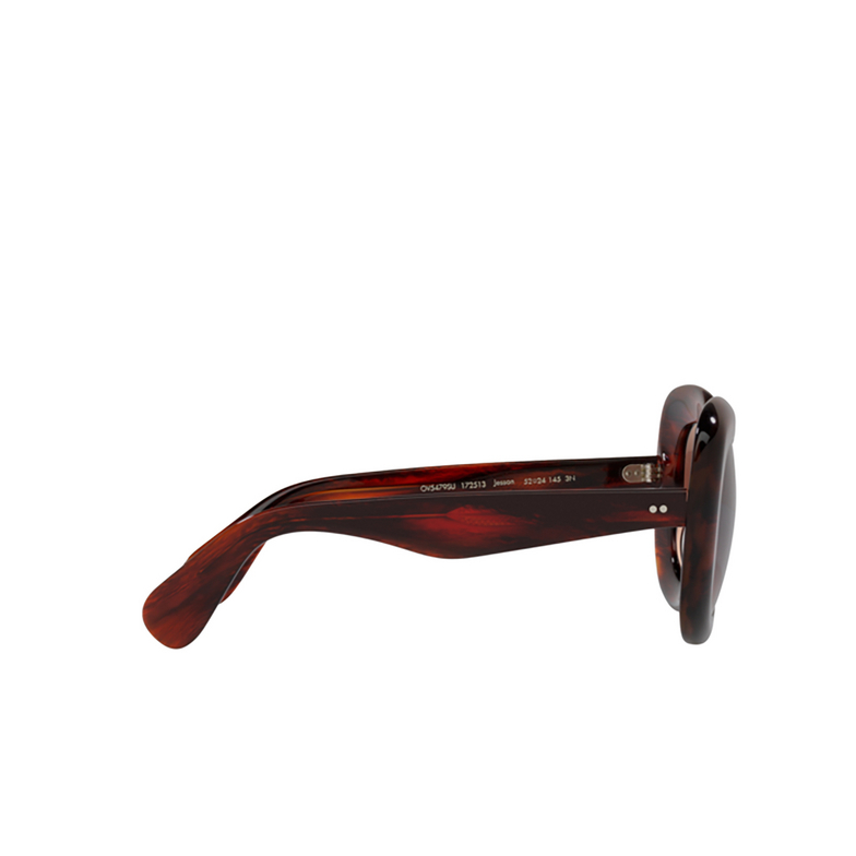 Oliver Peoples JESSON Sunglasses 172513 vintage red tortoise - 3/4