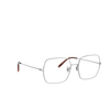 Oliver Peoples® Irregular Eyeglasses: Justyna OV1279 color Silver 5036 - product thumbnail 2/3.