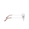 Oliver Peoples® Irregular Eyeglasses: Justyna OV1279 color Silver 5036 - product thumbnail 3/3.