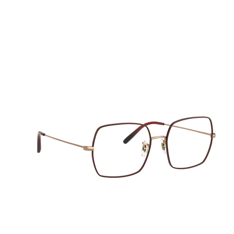 Oliver Peoples JUSTYNA Eyeglasses 5037 rose gold / burgundy - 2/4