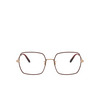Oliver Peoples JUSTYNA Korrektionsbrillen 5037 rose gold / burgundy - Produkt-Miniaturansicht 1/4