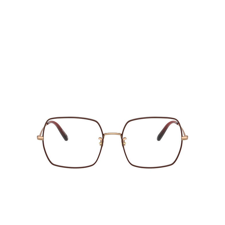 Oliver Peoples JUSTYNA Eyeglasses 5037 rose gold / burgundy - 1/4