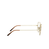Oliver Peoples JUSTYNA Eyeglasses 5245 brushed gold - product thumbnail 3/4