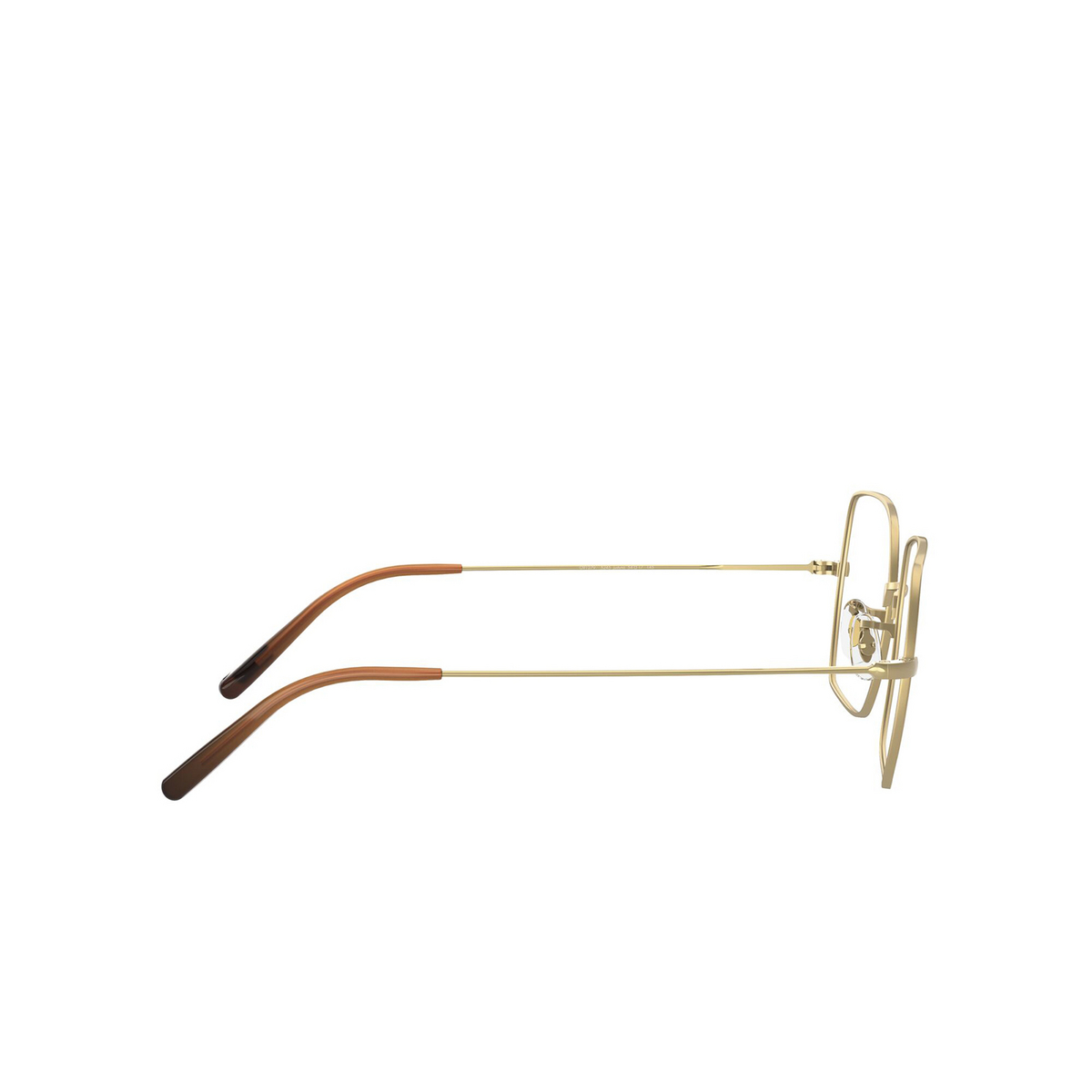 Oliver Peoples® Irregular Eyeglasses: Justyna OV1279 color Brushed Gold 5245 - product thumbnail 3/3.
