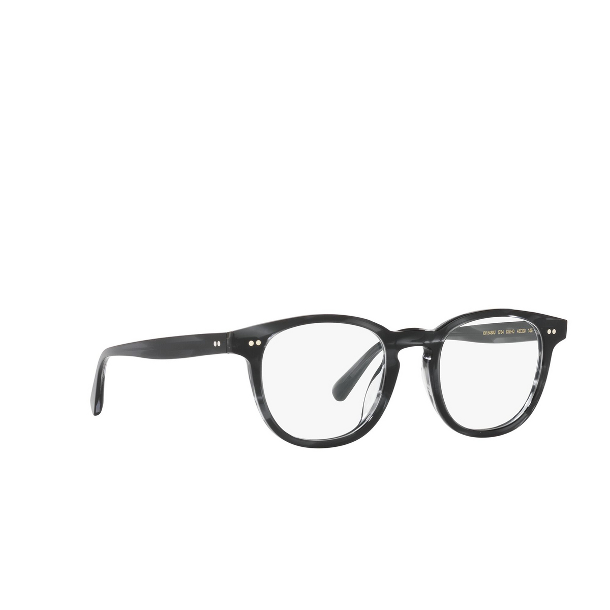 Occhiali da vista Oliver Peoples KISHO 1734 Dark Blue Smoke - tre quarti